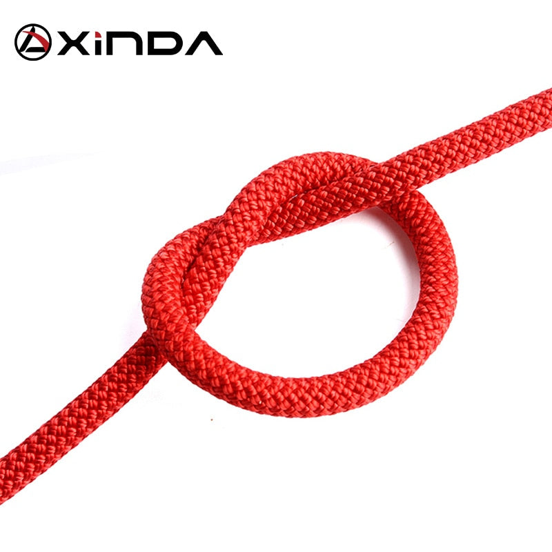 XIND Professional Rock Climbing Rope Outdoor Hiking Corda 8mm Diameter High Strength Statics Safety Rope Fire Rescue Parachute