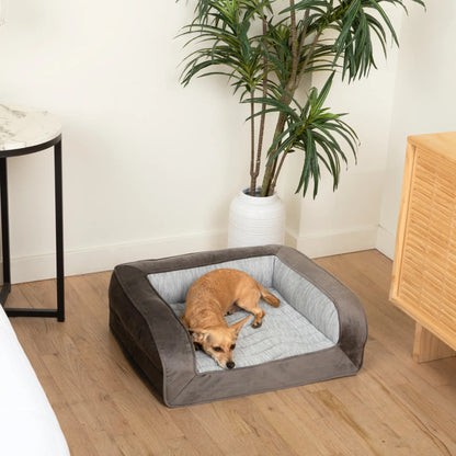 PupChill™ Cooling Bolster Dog Bed Paw.com