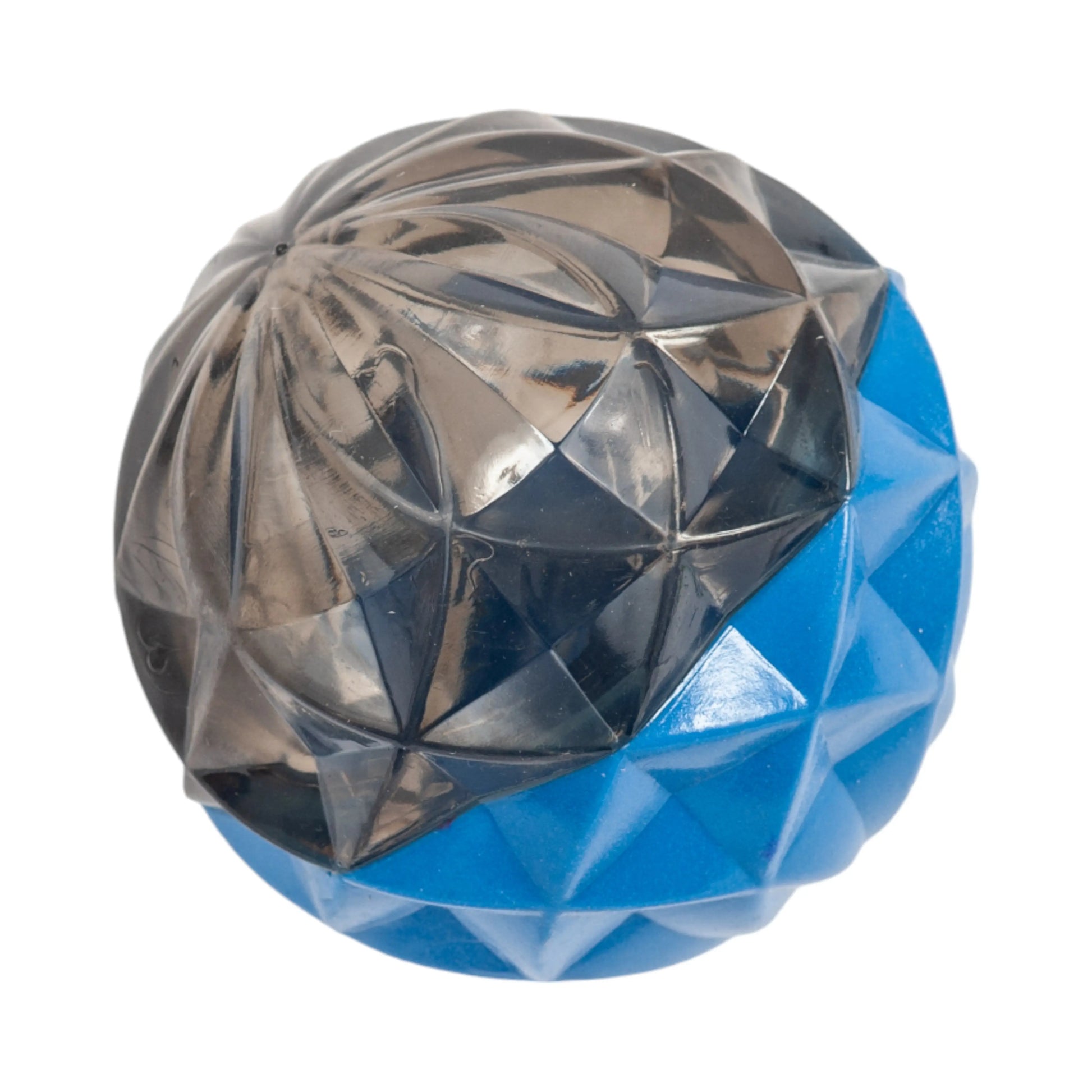 Country Living Geometric Textured Ball Dog Chew Toy, Interactive Rubber Toy for Mental Stimulation – Large American Pet Supplies