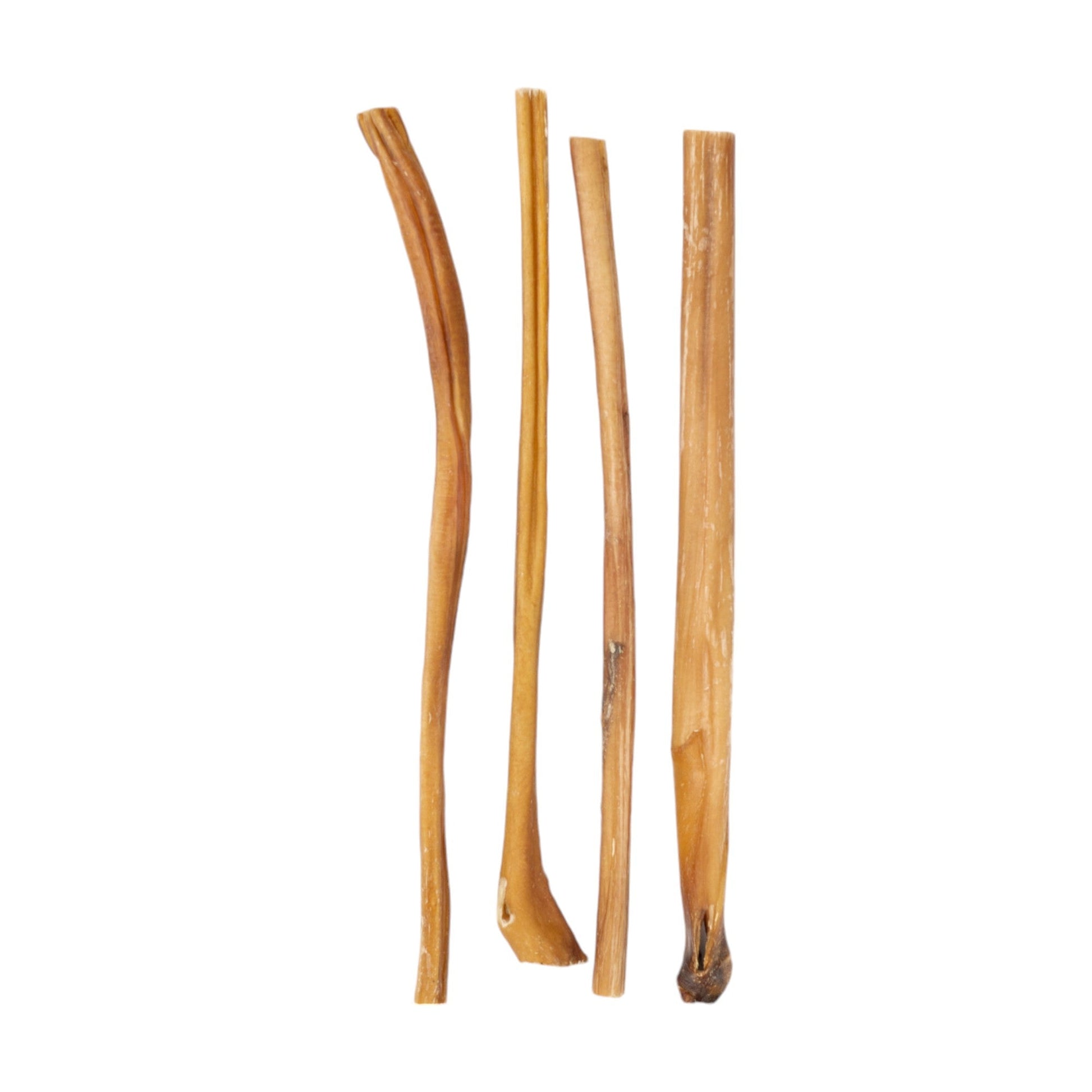 All-Natural Beef Bully Stick Dog Treats – Nutrient-Rich, and High-Protein – 12-Inch Standard (4-Pack)