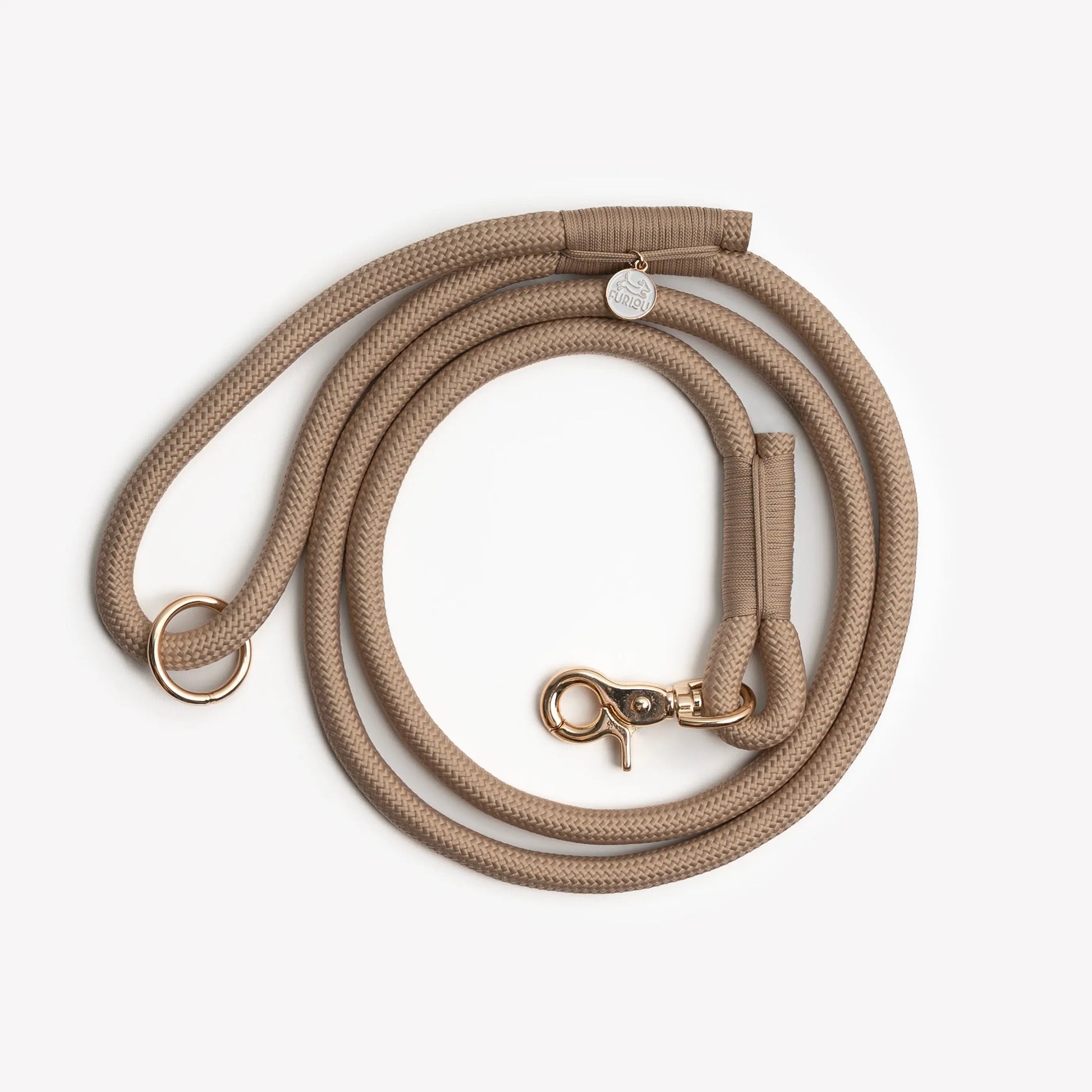 'Sand' - Braided Rope Leash FURLOU
