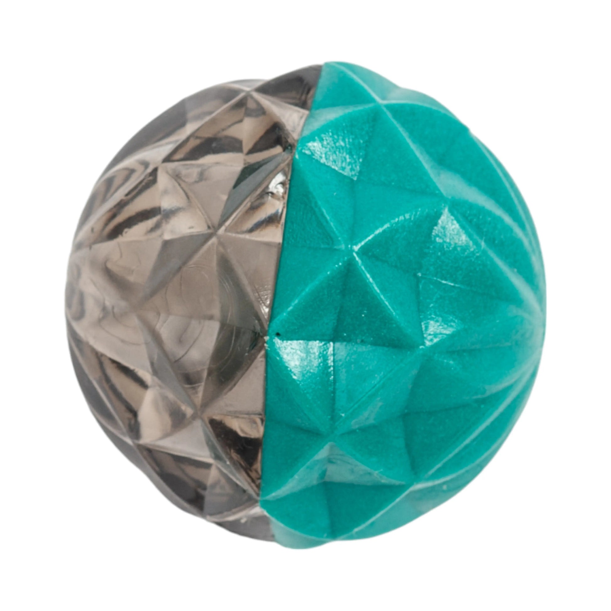 Country Living Geometric Textured Ball Dog Chew Toy, Interactive Rubber Toy for Mental Stimulation – Small American Pet Supplies