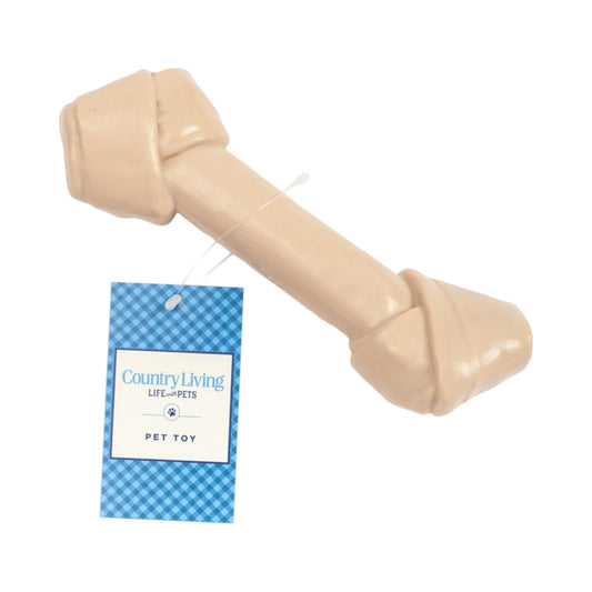 Country Living Nylon Bone Dog Chew Toy – Durable Rawhide-Shaped American Pet Supplies