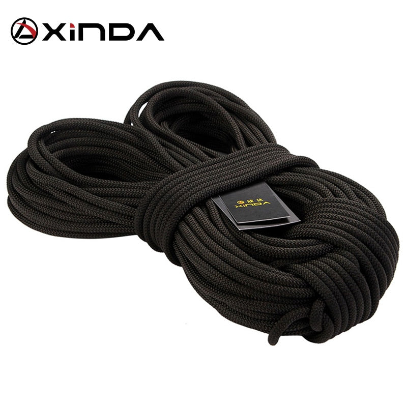 XIND Professional Rock Climbing Rope Outdoor Hiking Corda 8mm Diameter High Strength Statics Safety Rope Fire Rescue Parachute