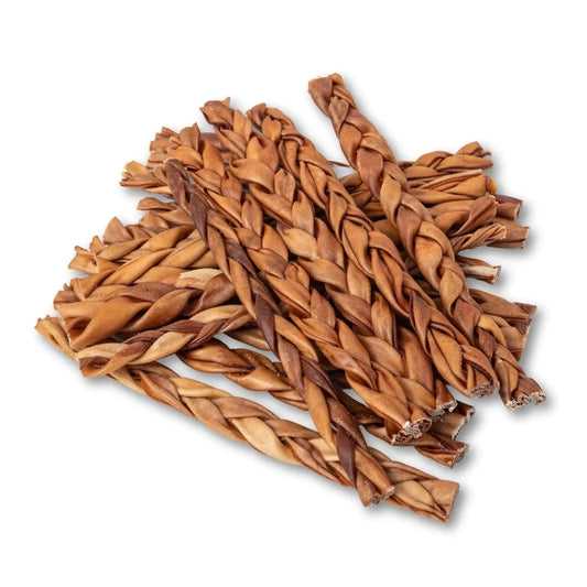 All-Natural Braided Collagen Stick Dog Treats, Supports Joint, Skin & Coat Health – 12-Inch Standard (25/Case) American Pet Supplies