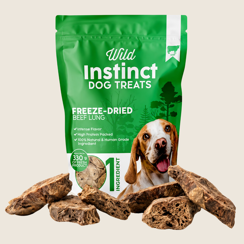 Freeze-Dried Beef Lung for Dogs