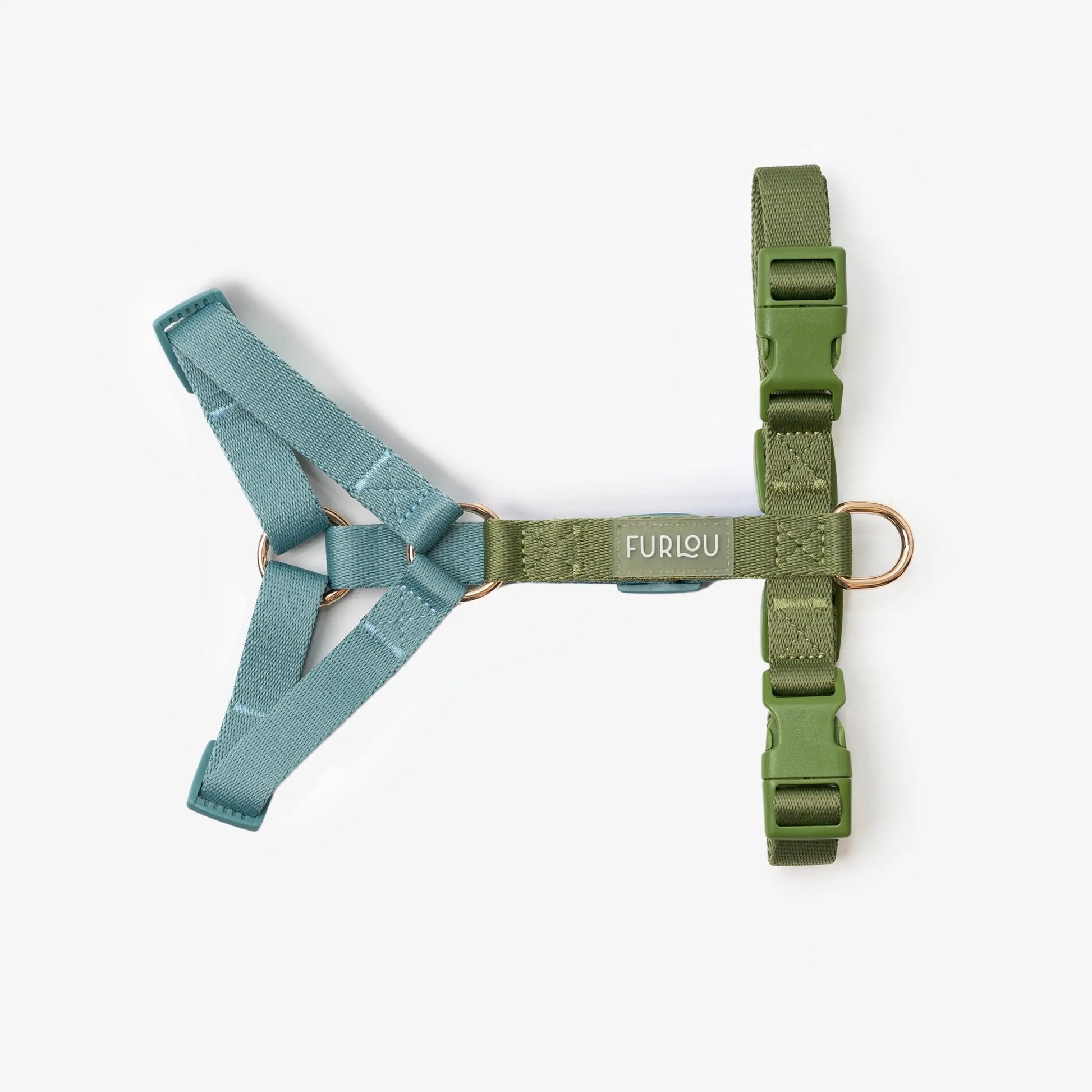 Blue and Green - Dog Harness FURLOU