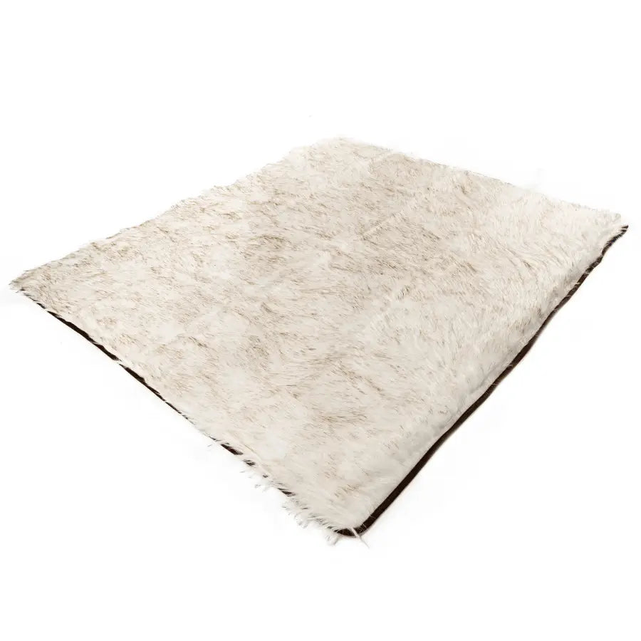 PupProtector™ Waterproof Throw Blanket - White with Brown Accents Paw.com