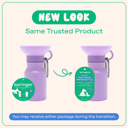 15oz Original Dog Travel Water Bottle Springland Pets