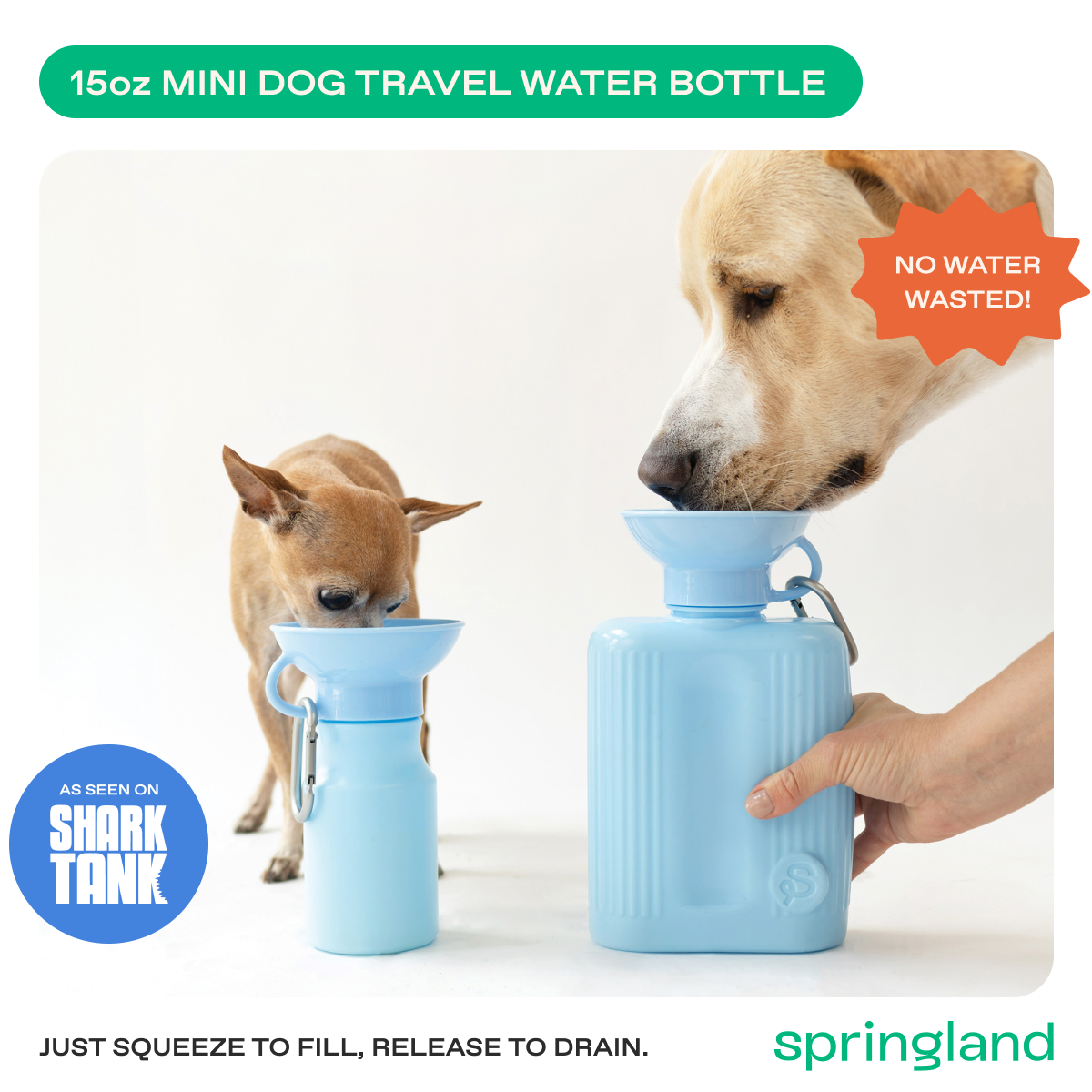 15oz Original Travel Dog Water Bottle
