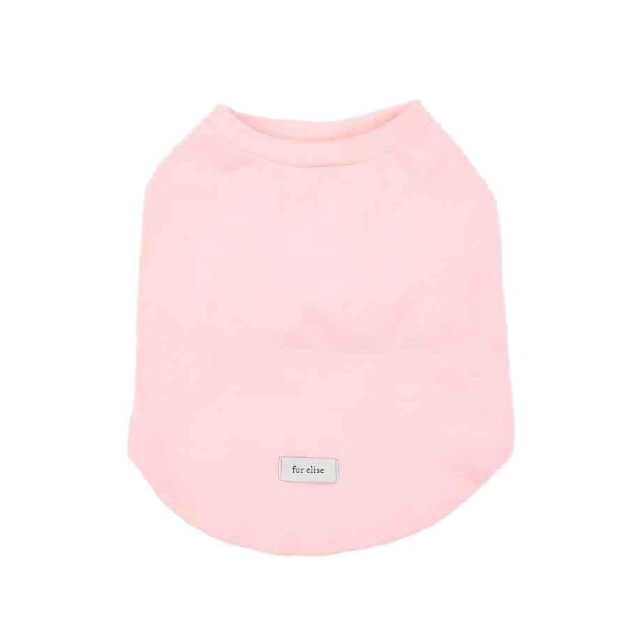 Fur Elise Spoiled Mock Neck Shirt - Blush
