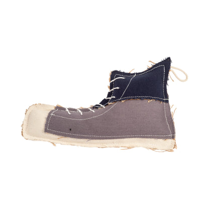 Country Living Canvas & Jute Shoe-Shaped Dog Chew Toy – Durable, Safe and Non-Toxic American Pet Supplies