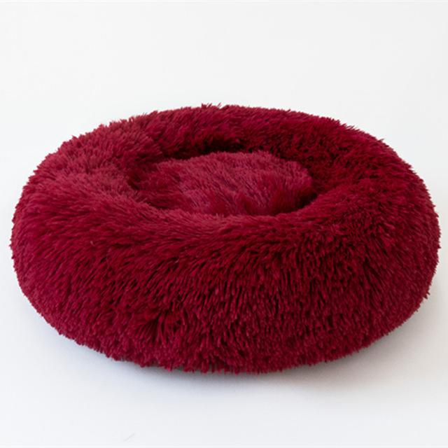 Pet Dog Bed Comfortable Donut Cuddler Round Dog Kennel Ultra Soft Washable Dog and Cat Cushion Bed