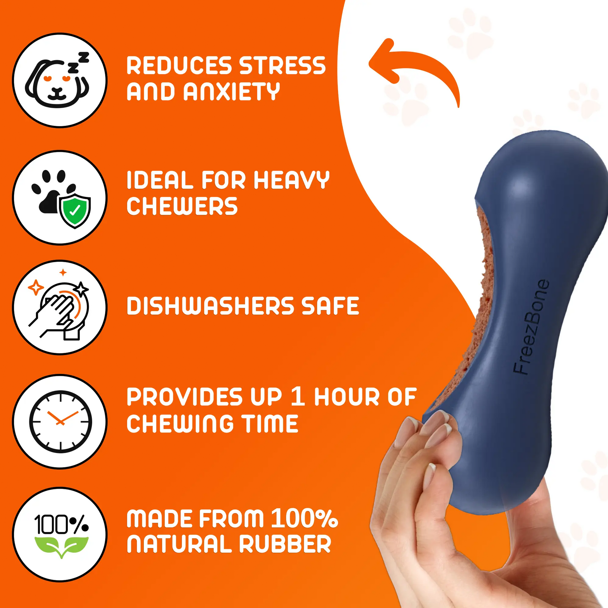 Freezstick - Indestructible Enrichment Chew Freezbone