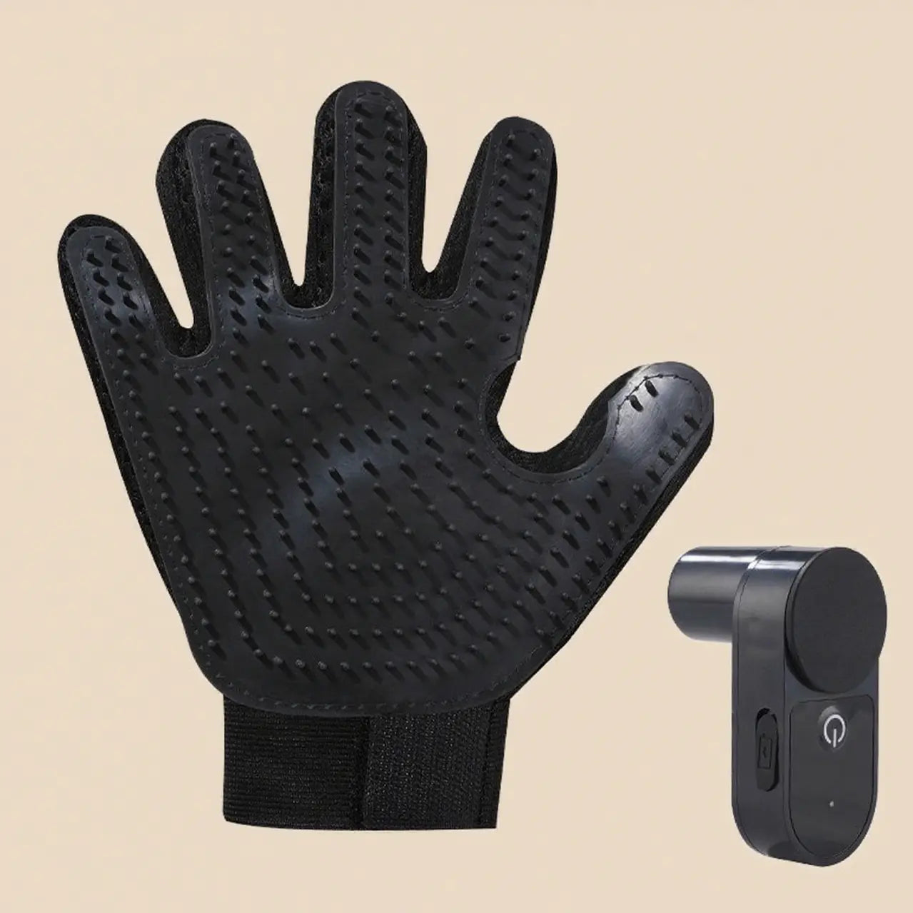 Milou & Lumi Pet Grooming Spray Glove for Hair Removal and Massage Dr. Milou