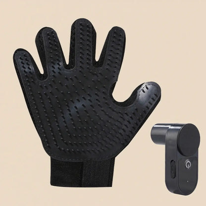 Milou & Lumi Pet Grooming Spray Glove for Hair Removal and Massage Dr. Milou