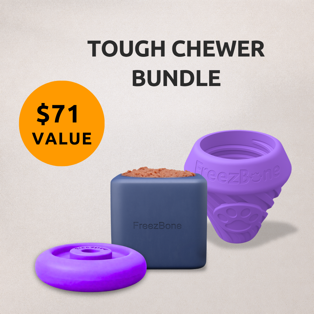 Tough Chewer Bundle - Extra-thick natural rubber for power chewers