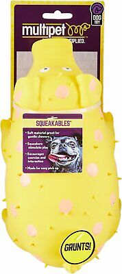 Multipet Pigs That Oink Dog Toy Assorted 9 in