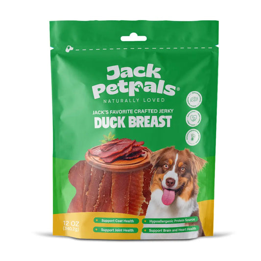 Jack PetPals Handcrafted Jerky Duck Breast Dog Treats (12oz) American Pet Supplies