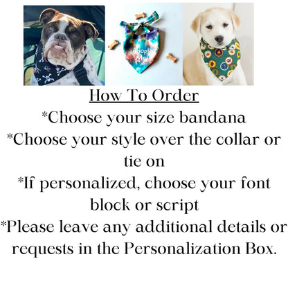 Vintage Santa Dog Bandana Happy Tails Outfitters