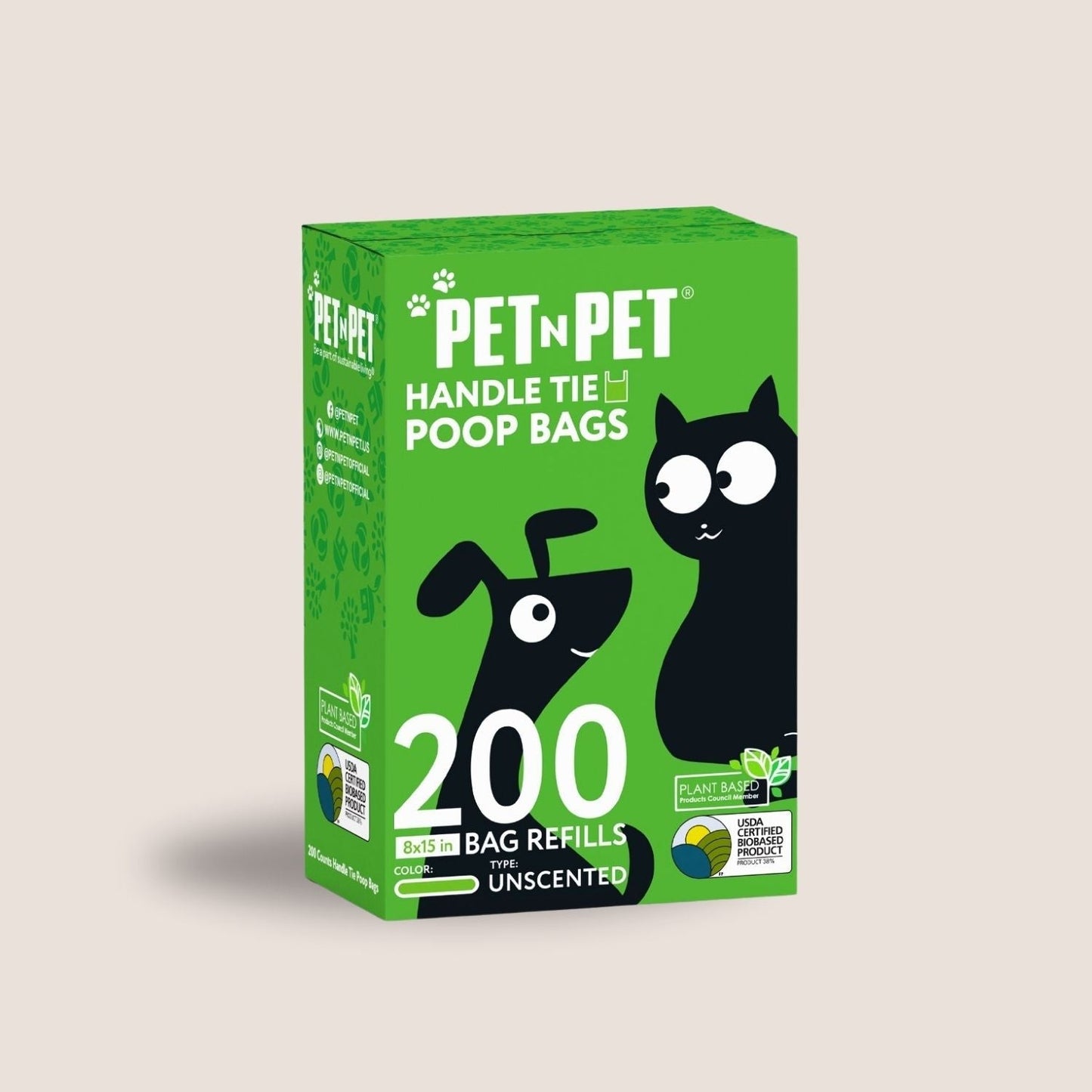 Handle Tie Dog Poop Bags Pet N Pet ®