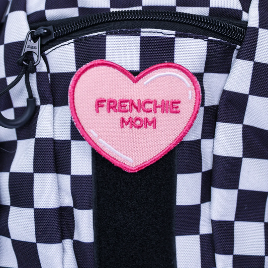 Frenchie Mom Heart Patch K9 Sport Sack
