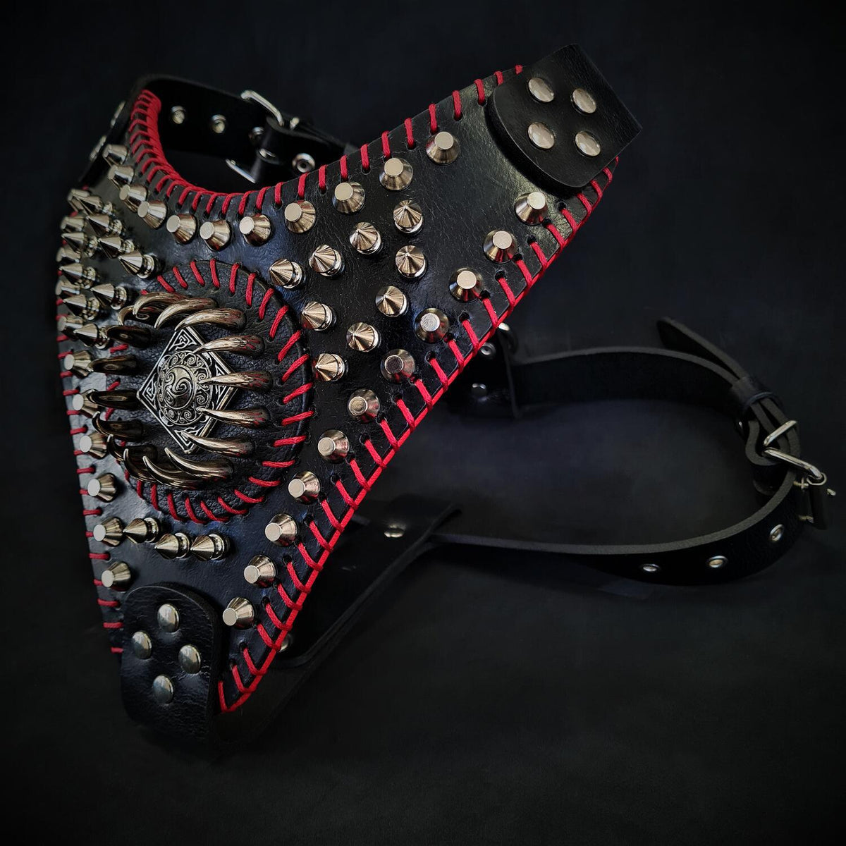 Bestia David Hand-Stitched Leather Dog Harness