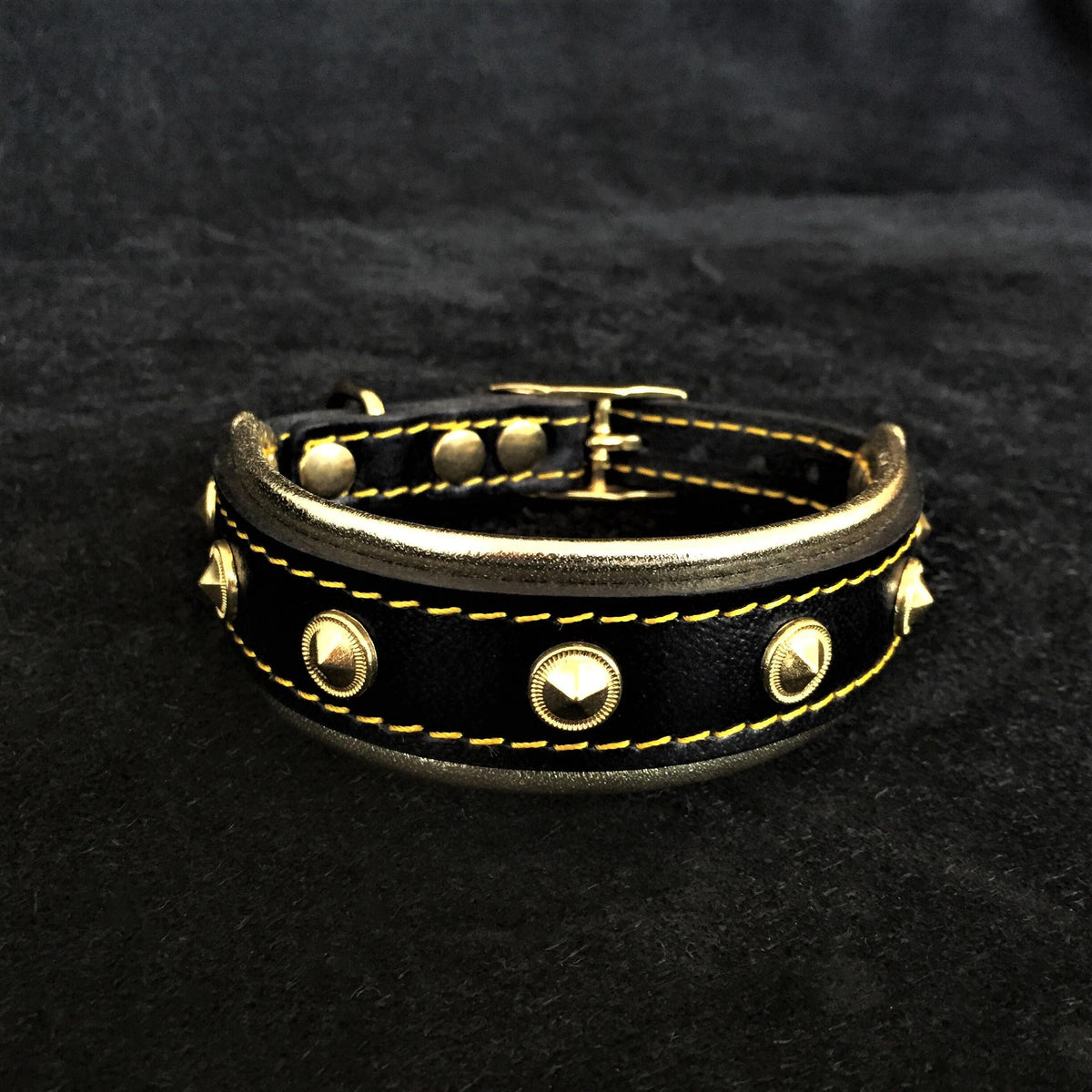 Bestia Maxi Leather Dog Collar