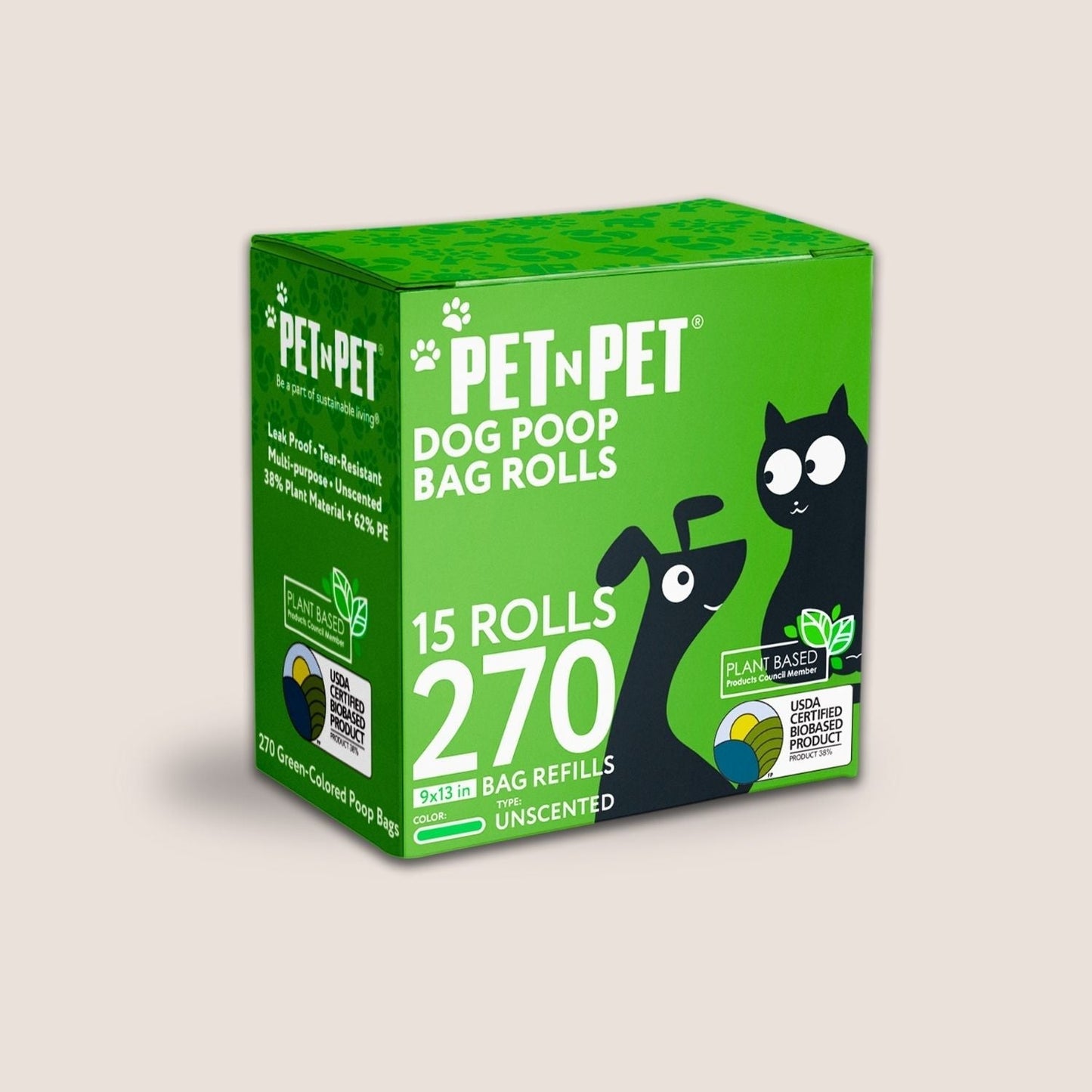 41% Plant-based Poop Bags Pet N Pet ®