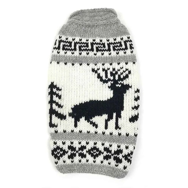 Reindeer Shawl Dog Sweater