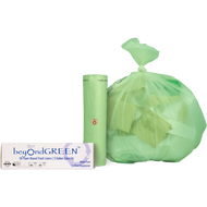 5-Gallon Plant-Based Trash Can Liner - 50 Bags