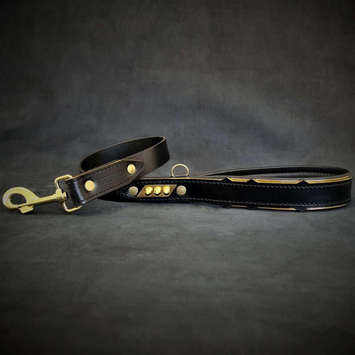 Bestia Midas Leather Dog Leash