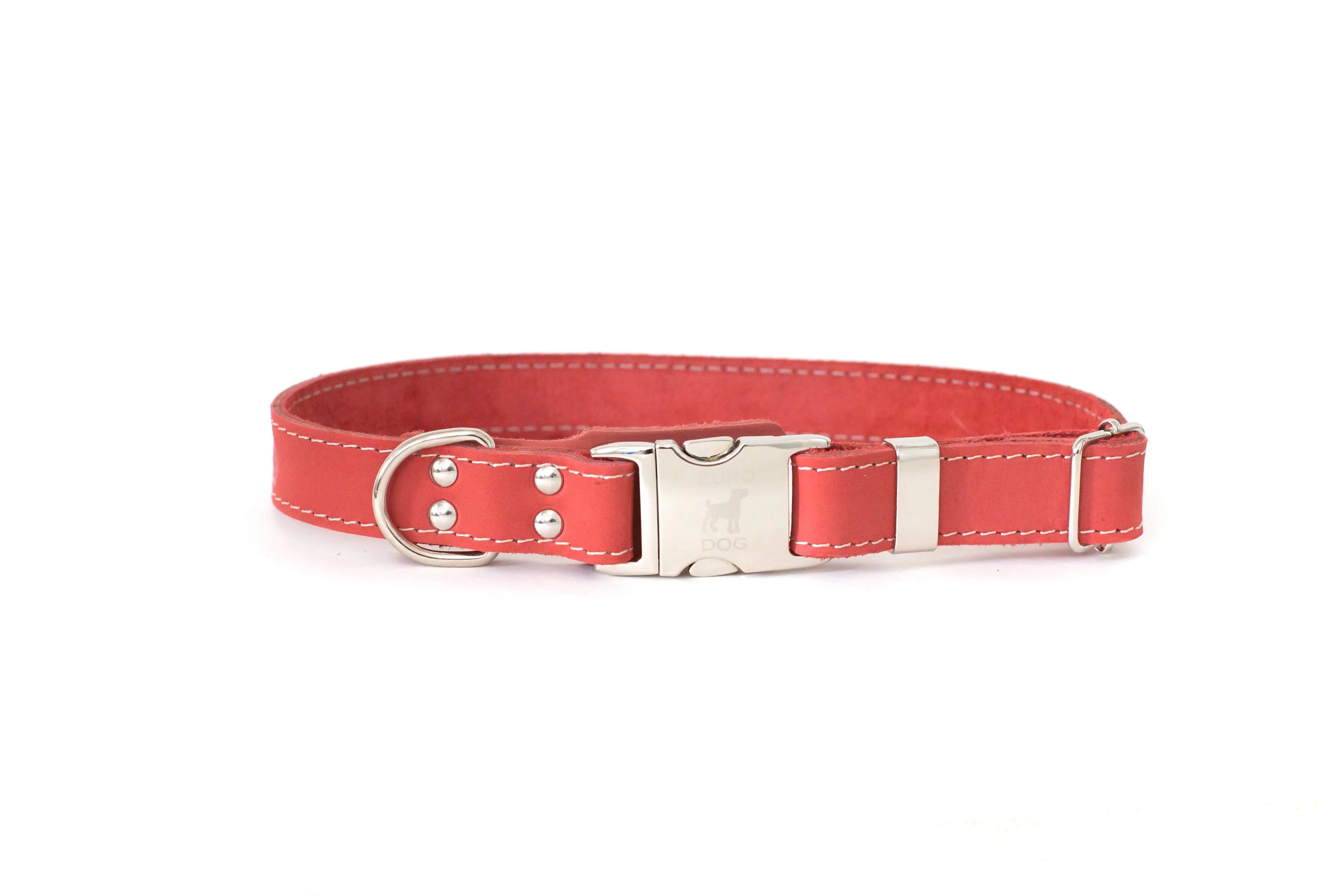 Bestseller Quick-Release Coral Reef Leather Dog Collar with Metal Buckle Euro-Dog Collars and Leads
