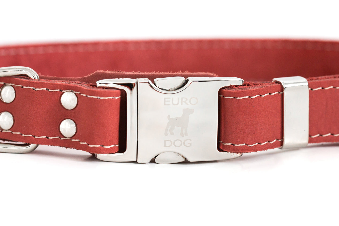 Bestseller Quick-Release Coral Reef Leather Dog Collar with Metal Buckle Euro-Dog Collars and Leads
