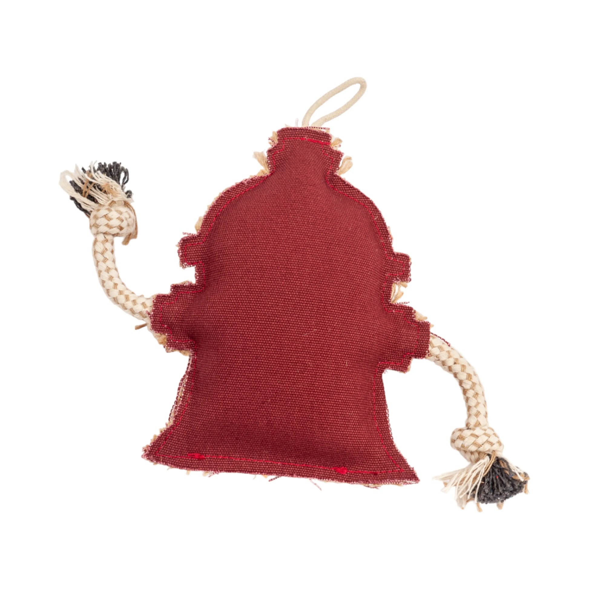 Country Living Canvas & Jute Fire Hydrant Dog Chew Toy – Durable, Safe and Non-Toxic American Pet Supplies