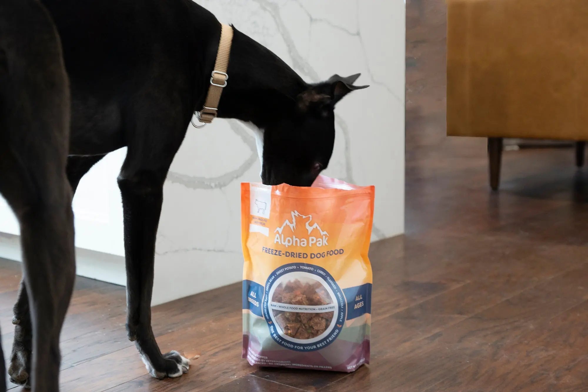 PREMIUM RAW FREEZE DRIED DOG FOOD BEEF Alpha Pak