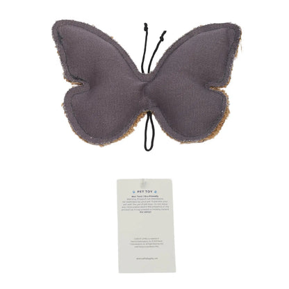 Country Living Canvas & Jute Butterfly-Shaped Dog Chew Toy – Durable, Safe and Non-Toxic American Pet Supplies