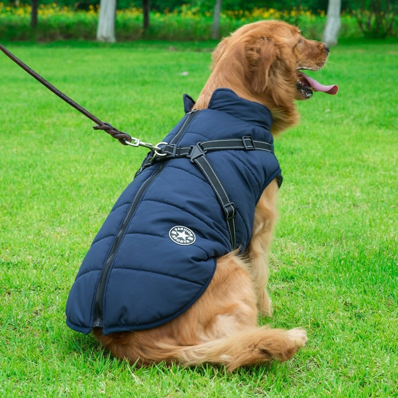 Pet clothing Large dog charging suit Thickened waterproof pet supplies Dog supplies