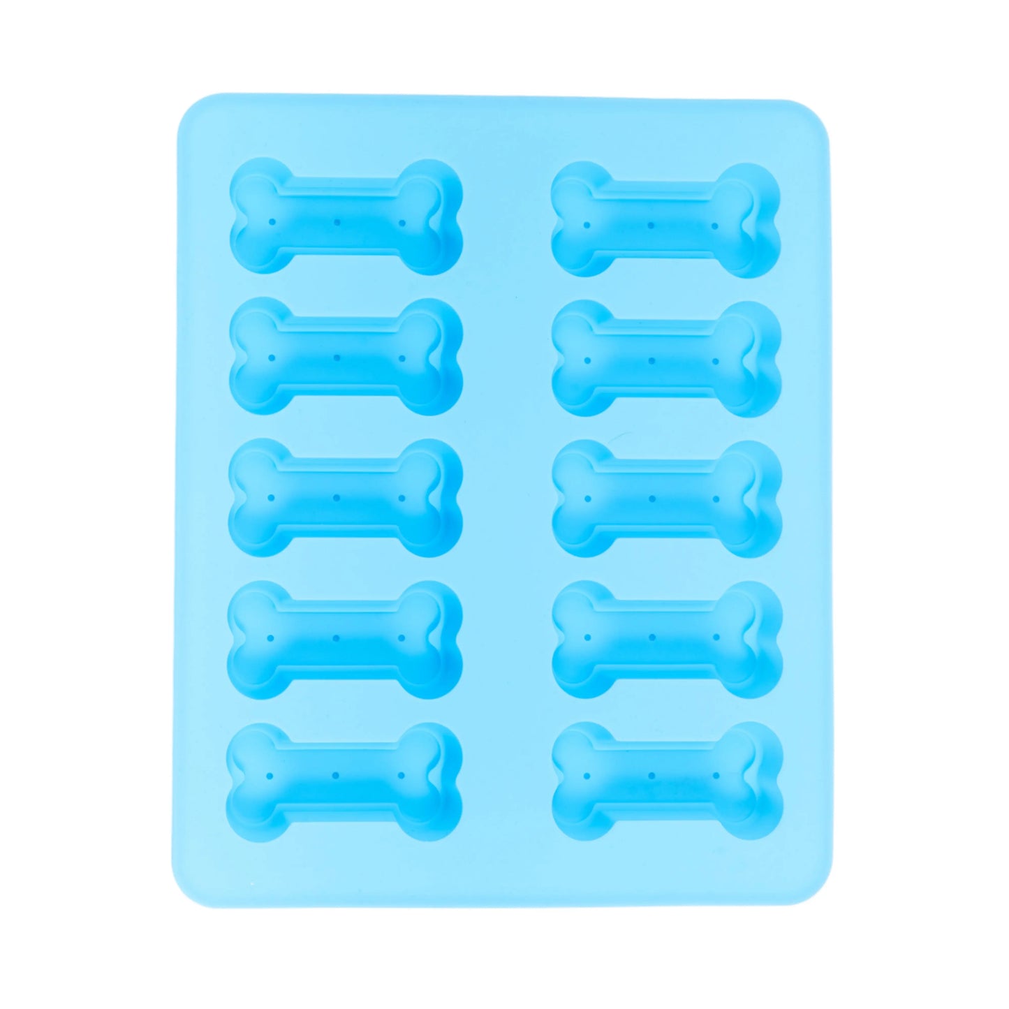 Country Living Bone-Shaped Silicone Baking Tray (10-Cavity Mold) – for Homemade Dog Treats, Candy, Cookies, Chocolate, and Ice Cubes American Pet Supplies