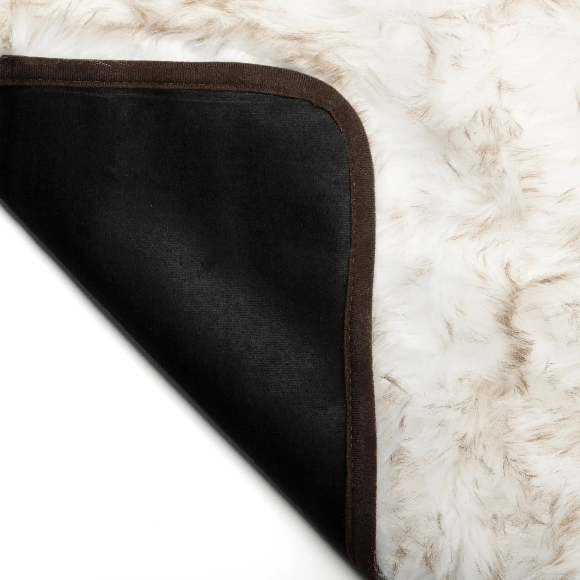 PupProtector™ Waterproof Bed Runner - White with Brown Accents Paw.com
