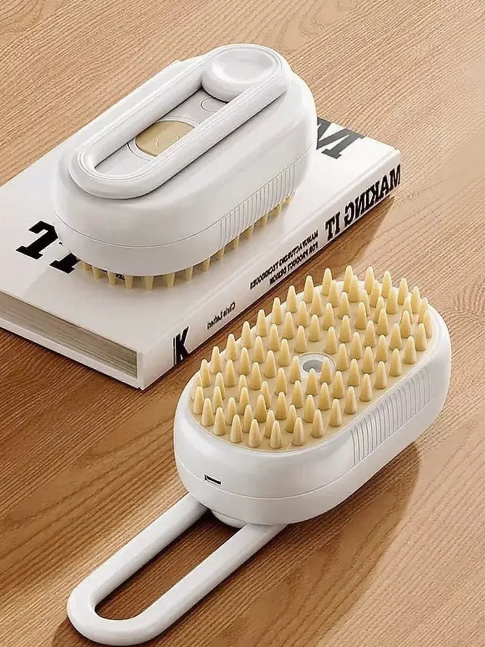 Milou & Lumi 4-in-1 Steam Pet Grooming Brush Dr. Milou