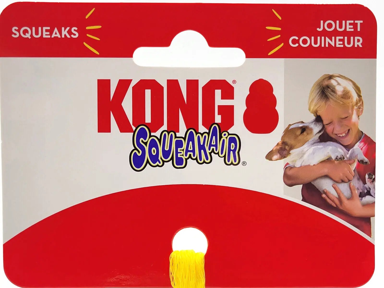 KONG Airdog Squeakair Tennis Balls 3 Ct XS Dog Fetch Toy