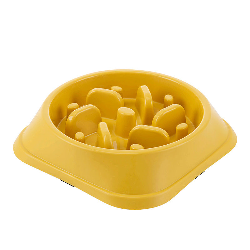 Pet Bowl Dog Bowl Pet Slow Food Bowl Anti Overturning Dog Slow Food Bowl Rice Bowl Dog Bowl Large Dog Slow Food Bowl Supplies