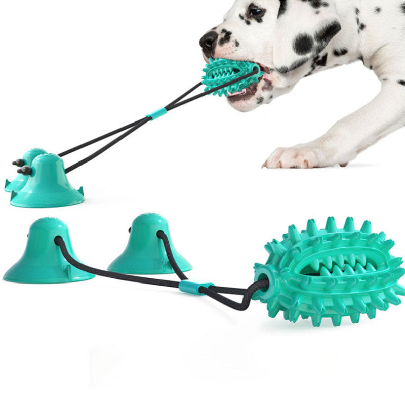 Pet Supplies New Cactus Ball Teething Stick Dog Toys Dog Suction Cup Venting Bite Resistant Toys