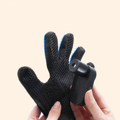 Milou & Lumi Pet Grooming Spray Glove for Hair Removal and Massage Dr. Milou