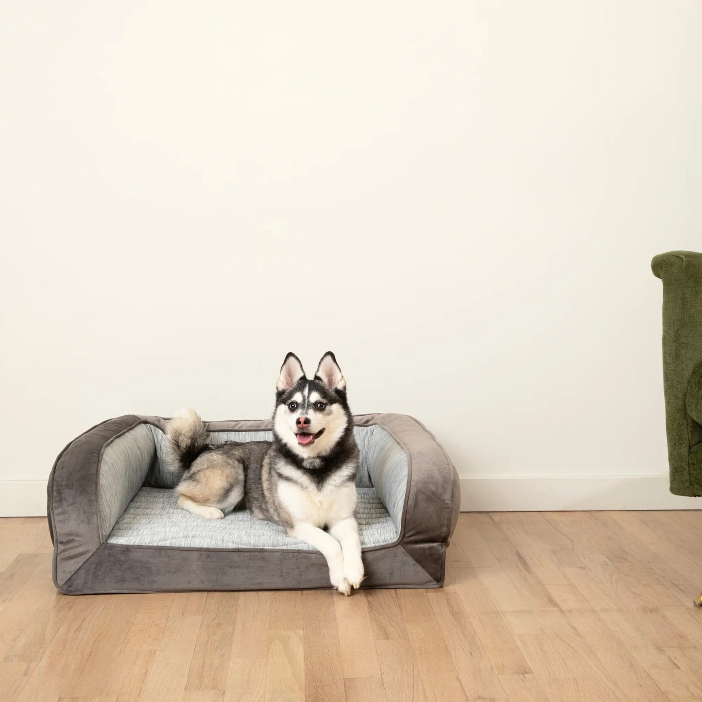 PupChill™ Cooling Bolster Dog Bed Paw.com