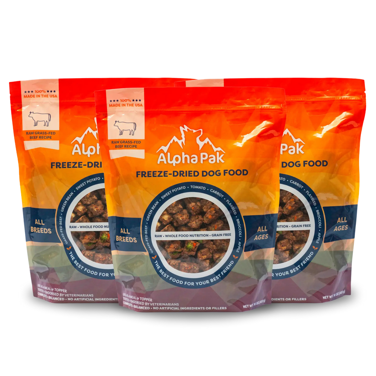 Freeze-Dried Raw Beef — Formulated for Dog Longevity