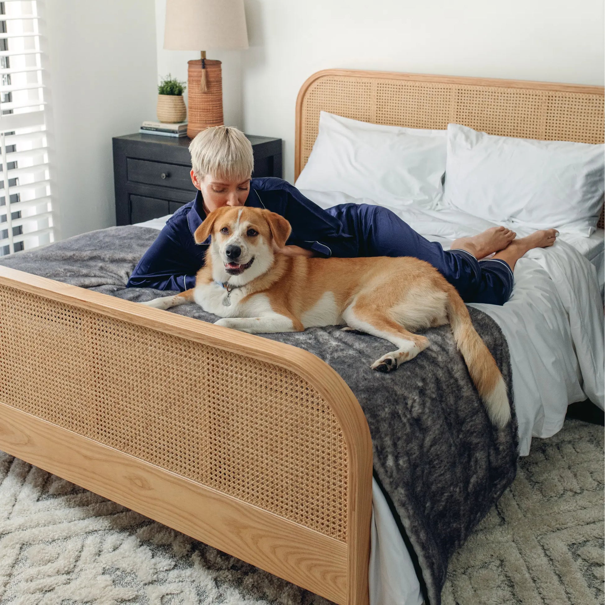 PupProtector™ Luxe Waterproof Bed Runner - Ultra Soft Chinchilla Paw.com
