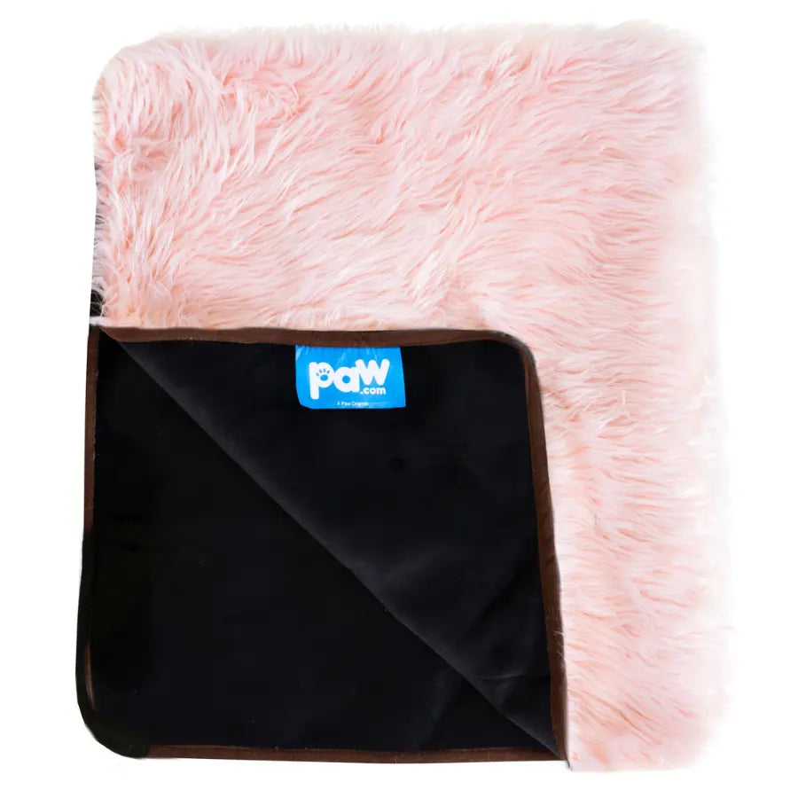 PupProtector™ Waterproof Throw Blanket - Blush Pink Paw.com