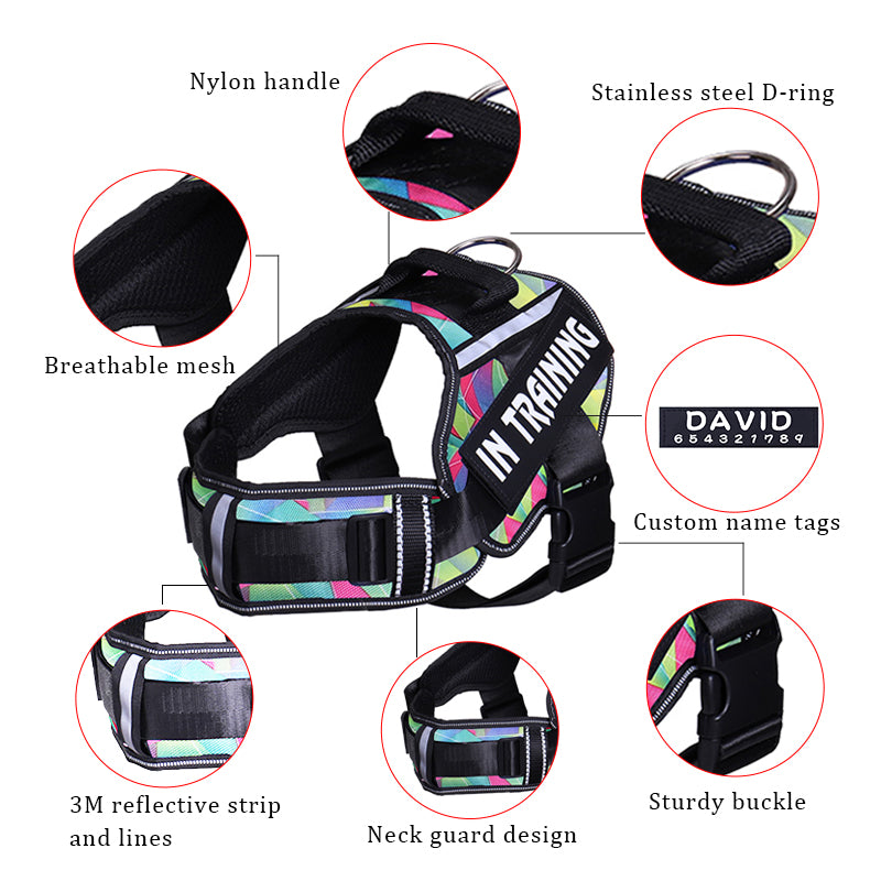 New Neck Guard Dog Chest Strap Reflective Pet Chest Strap Personalized Dog Chest Strap Dog Rope